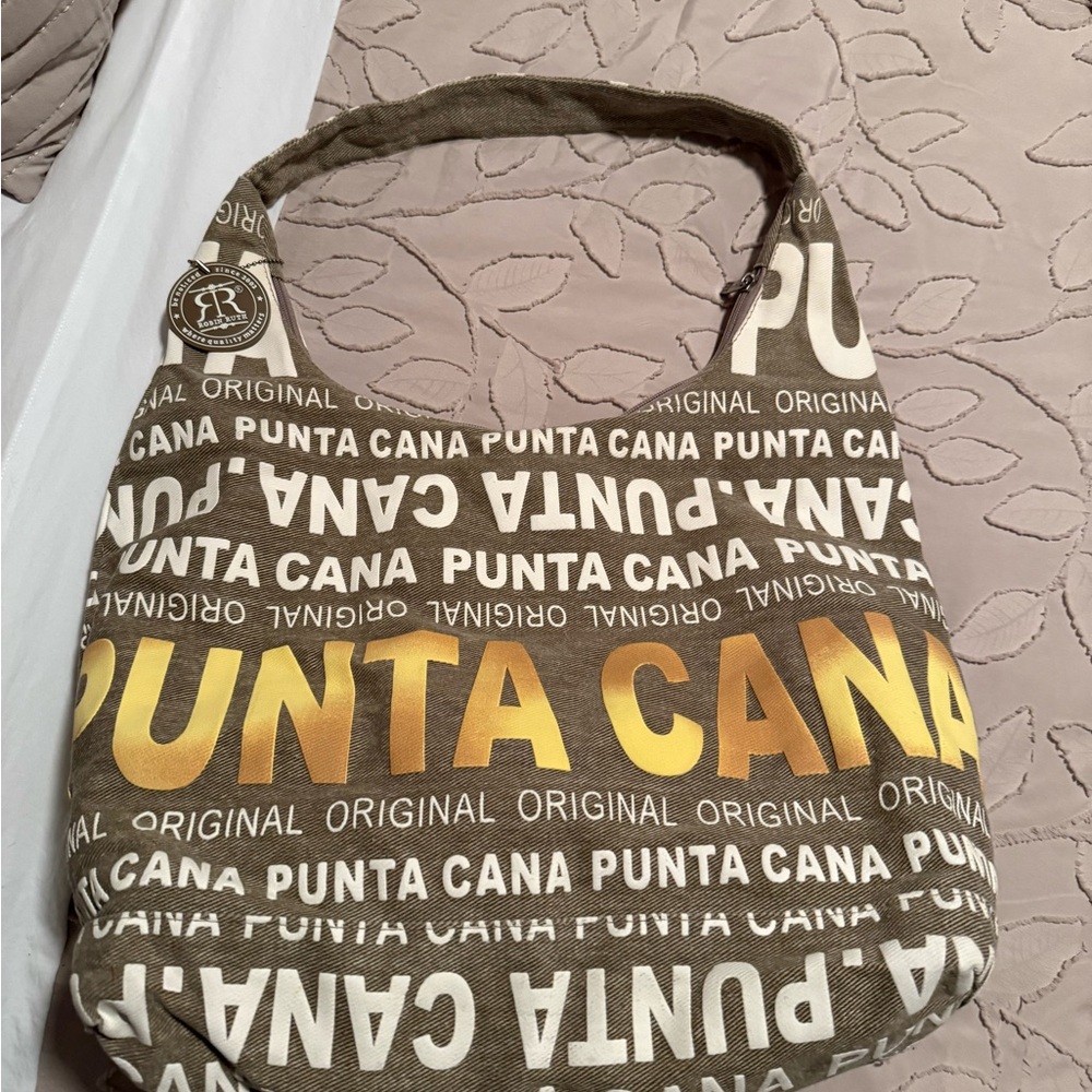 Brown and Yellow Women's Bag